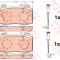 Set placute frana,frana disc MERCEDES CLK Cabriolet (A209) (2003 - 2010) TRW GDB1543