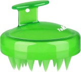 Perie pentru masajul scalpului Yokamira, silicon, verde, 8 x 7 cm