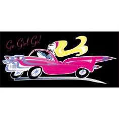Felicitare 2D Swanky Modes-Go girl go foto