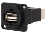 Adaptor USB A la USB B Metalic 2.0 19x24mm