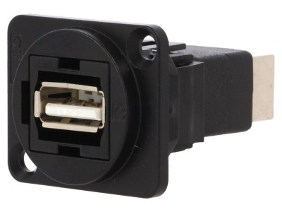 Conector adaptor USB A la USB B foto