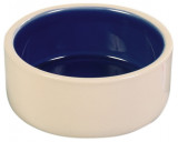 Cumpara ieftin Castron Ceramica 0.3 l 12 cm Crem Albastru 2450