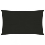 Gossi panza parasolar, negru, 2,5x5 m, hdpe, 160 g/m2