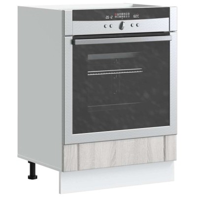 vidaXL Dulap pentru cuptor &amp;bdquo;Lucca&amp;rdquo; Lemn prelucrat Sonoma gri 853763 foto