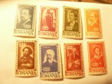 Serie Romania 1947 - Institutul Romano- Sovietic , 8 valori, Nestampilat