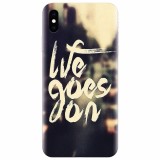 Husa silicon pentru Apple Iphone X, Life Goes On