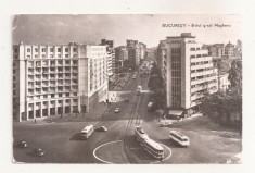 RF45 -Carte Postala- Bucuresti, Bdul G-ral Magheru, circulata 1962