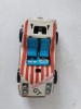 Masinuta de tabla jucarie veche de colectie, perioada comunista, masinuta de curse GT Racing, anii 1970