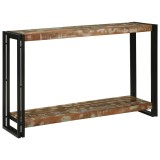 vidaXL Masă de consolă cu raft 120 x 33 x 75 cm Lemn masiv reciclat