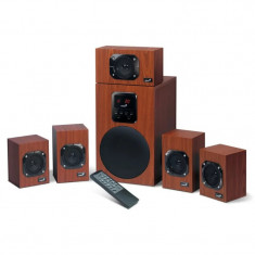 BOXE GENIUS 5.1 RMS: 125W (5 x 16W + 1 x 45W) telecomanda wireless wood &amp;amp;quot;SW-HF5.1 4800 II&amp;amp;quot; &amp;amp;quot;31730017400&amp;amp;quot; (include TV 8 lei) foto