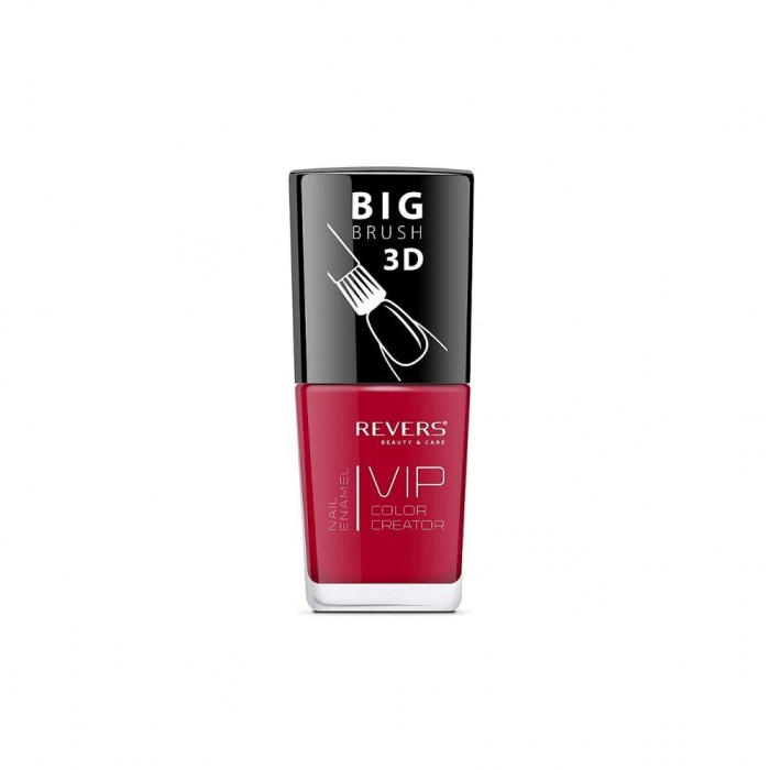 Lac de unghii Vip, 3D, Revers, rosu, 12 ml, Nr 116 - Lucios