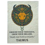 Agenda Zodiac realizata din hartie Lotka in stil tibetan - Taur