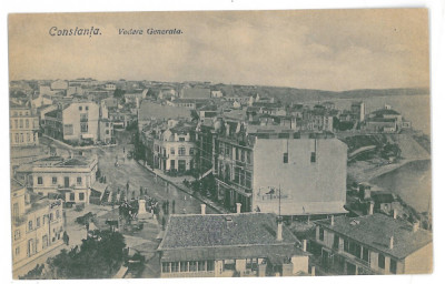 4373 - CONSTANTA, Panorama, Romania - old postcard - unused foto