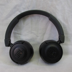 Casti JBL T450BT, Bluetooth, On-ear, Microfon, negru
