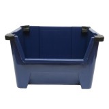 Cutie plastic depozitare 430x325x300mm, albastra