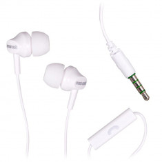 Casti wireless digital stereo Ear Buds EB-875 Microfon, Alb