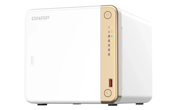 NAS QNAP 462 4-Bay, CPU Intel Celeron N5105/N5095 4-core/4-thread Processor,