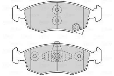 VALEO 301045 FIRST set placute frana,frana disc foto