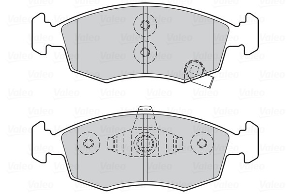VALEO 301045 FIRST set placute frana,frana disc