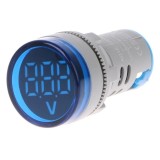 Voltmetru Digital elSales ELS-22VM/A, Diametru 22 mm, Protectie IP65, Iluminare LED, Temperatura mediului -25