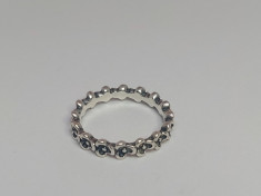 Inel din argint Pandora -flower stacks (ref C18) foto