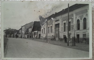 Carte postala, imagine din Huedin, perioada interbelica foto