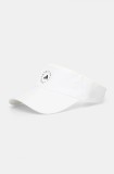 Adidas by Stella McCartney sapca cozoroc culoarea alb, cu imprimeu, JJ1005