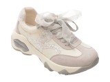Pantofi sport EPICA albi, 9610, din material textil