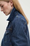 Levi&#039;s geaca jeans femei, culoarea albastru marin, de tranzitie