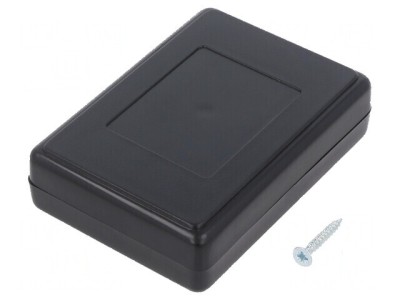 Carcasă universală ABS neagră 59mm x 84mm x 23mm foto