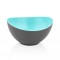 Bol oval bicolor din plastic,25x23x13 cm