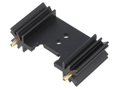 Radiator Negru TO220/TO3P 25.4x45x12.7mm foto