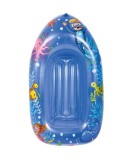 Barcuta gonflabila pentru copii, Vinil, Albastru, 1.12x0.7 m