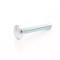 Surub cu filet metric, cu cap bombat torbant, zincat alb, diametru cap 20.65 mm, M8 x 90 mm