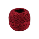 Ata pentru brodat Cotton Pearl NITARNA, 85 m, Bordo