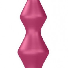 Vibrator Anal Lolli Plug 1 12 Moduri Vibratii Silicon USB Berry 14 cm