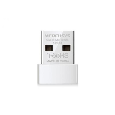 Adaptor retea Mercusys NANO, extern wireless 2.4 GHz, USB 2.0, 150 Mbps, antena interna x 1, &amp;quot;MW150US&amp;quot; foto