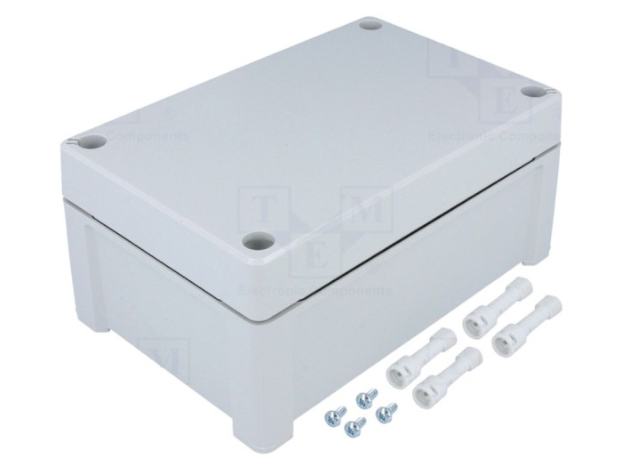 Carcasă universală ABS IP65, gri