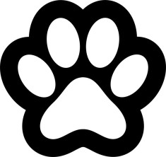 Sticker Auto, Amprenta Animal, 26 cm, 12249ST-9 foto