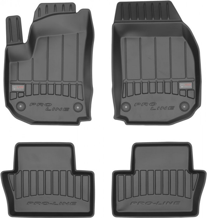 Set Covorase Auto Cauciuc Negro Opel Zafira B 2005-2015 Pro Line Tip Tavita 3D 3D408814