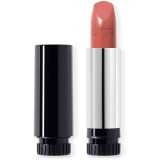 DIOR Rouge Dior The Refill ruj cu persistenta indelungata rezervă culoare 100 Nude Look Satin 3.5 g