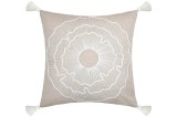 Perna Decorativa Nova 45x45cm, Culoare Natural, 55% Bumbac 45% Poliester
