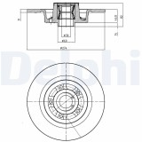 Disc frana Renault Grand Sc&eacute;nic II, Laguna II, Sc&eacute;nic II Motor 1.6, 1.6 16V, 1.6 16V, 1.6 16V, 1.6 16V, 1.6 Bifuel, 1.6 LPG, 1.8 16V, 274x10.9mm,