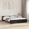 vidaXL Cadru de pat King Size, negru, 150x200 cm, lemn masiv 815053