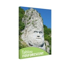 Tablou fosforescent Decebal - 60 cm x 40 cm