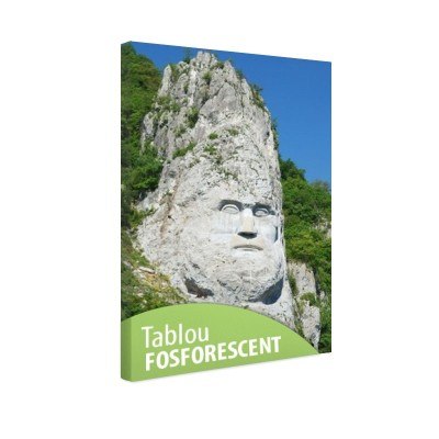 Tablou fosforescent Decebal - 60 cm x 40 cm foto