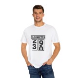 Tricou personalizat barbati, aniversare 30 ani, alb, marimea M, oldometru