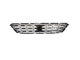 Grila radiator Peugeot 308, 10.2017-09.2021, montare fata, negru, auriu, RapidAuto