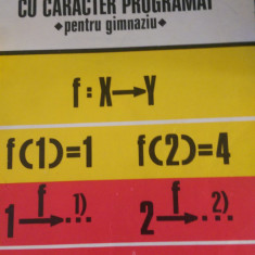 Algebra cu caracter programat pentru gimnaziu D.Nica,M.Nica 1978