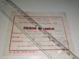 ETICHETA VECHE GAROAFE -DE CONTROL - INTR DE IZOLATORI TARGU SECUIESC